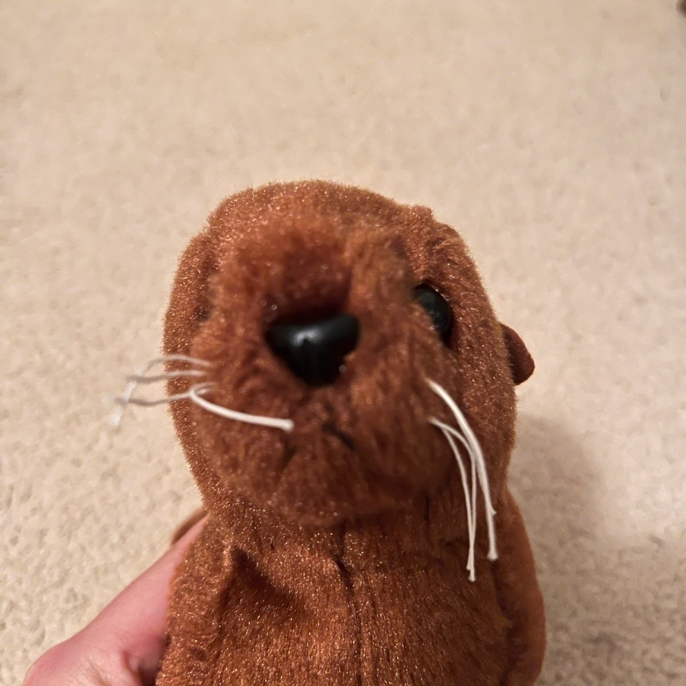 Brown seal plush